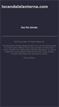 Mobile Screenshot of locandalalanterna.com